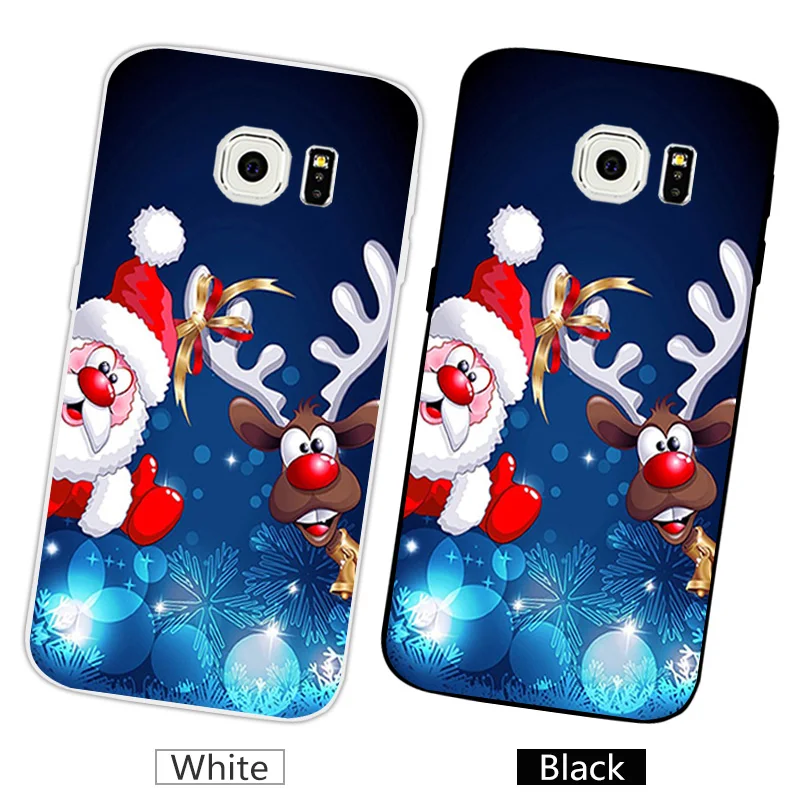 Для Samsung Galaxy S6 Edge Fundas 5 1 &quotдля рождественской ночи Coque чехол для G925 G925F G925H G925i |
