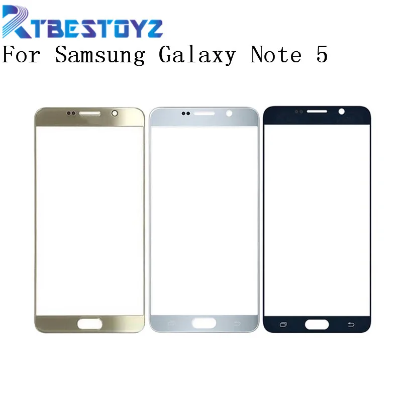 Запасные части для сенсорной панели RTBESTOYZ Samsung Galaxy Note 5 Note5 N920F N920 Внешний