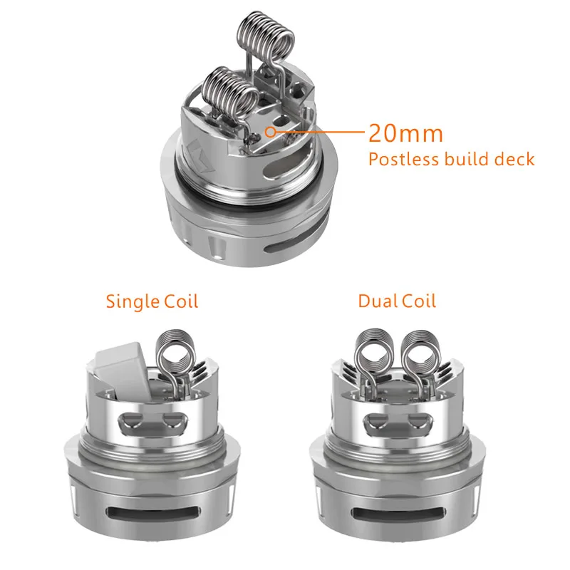 Original Geekvape Ammit Single/Dual Coil RTA Electronic Cigarette Rebuildable Dripping Atomizer Tank RDTA 3ml/6ml |