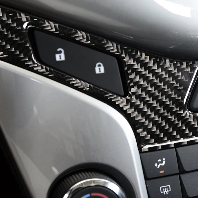 Наклейка из углеродного волокна для кнопки Центрального управления салона