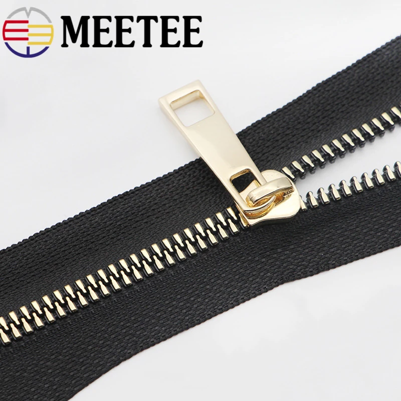 3 ярда Meetee 5 # молния из смолы имитация медных зубов открытый конец DIY шитье швейное