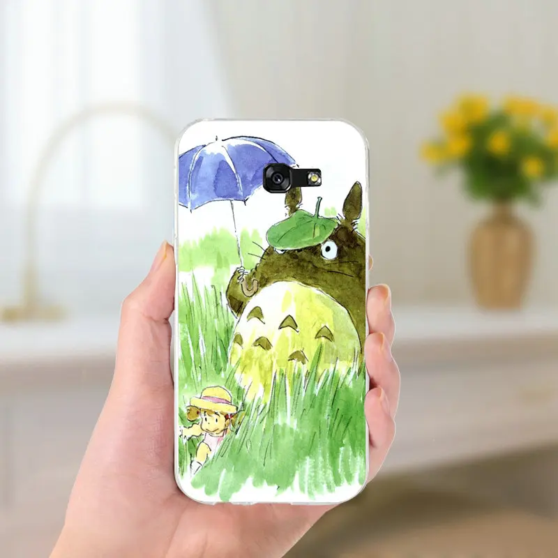 Тоторо Унесенные призраками Ghibli Миядзаки мягкий чехол для телефона samsung Galaxy Note 2 3