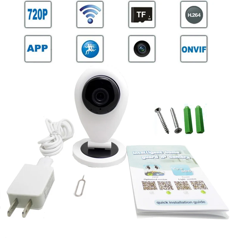 720 P Мини Wi-Fi IP Камера Беспроводной HD Smart P2P Видеоняни и радионяни сеть