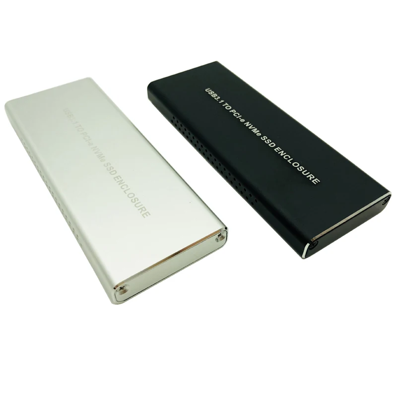 PCIE M.2 NVME SSD Enclosure M Key Type C USB3.1 2240/2280 Case Full Aluminum 10Gbps External Box for Solid Disk Drive | Компьютеры и