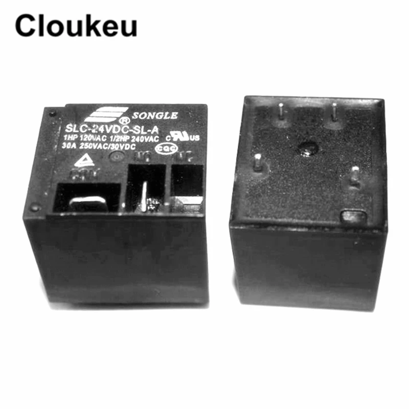 Реле DIP4 SLC 05VDC 12VDC 24VDC SL A 5V 12V 24V T91 30A 2 шт.|5v 12v relay|12vdc 30a30a relay |
