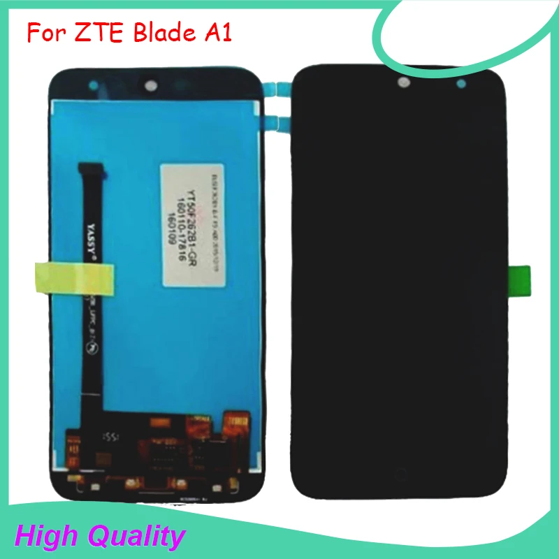 5 0 дюймовый черный полный ЖК дисплей для ZTE Blade A1 с кодирующий преобразователь