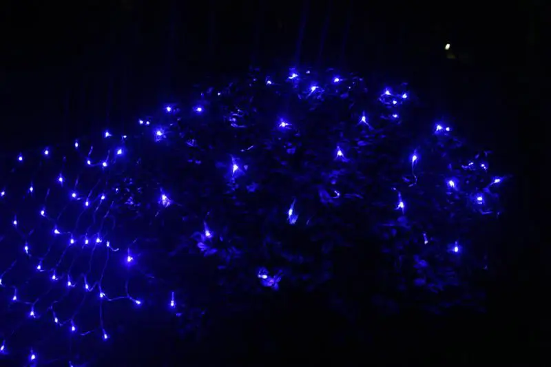 4 5 м x 1 300LED сетка Фея веб строка светильник с пересекающимися мигающими звездами
