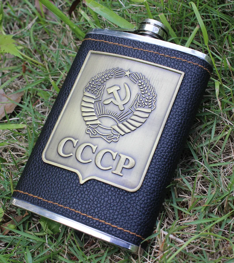 Фляжка Круглая для виски фляжка на спиртовой основе из нержавеющей стали 5 унций 8