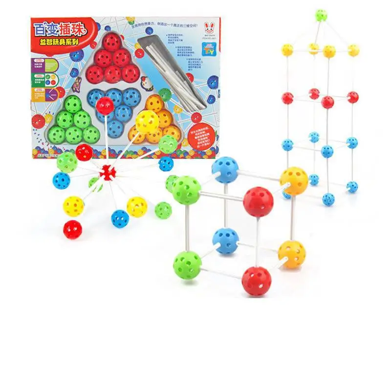 Kindergarten Three-dimensional Educational Toys Variety Beads 24 Large 3-7 Years Old Children's Spelling | Игрушки и хобби