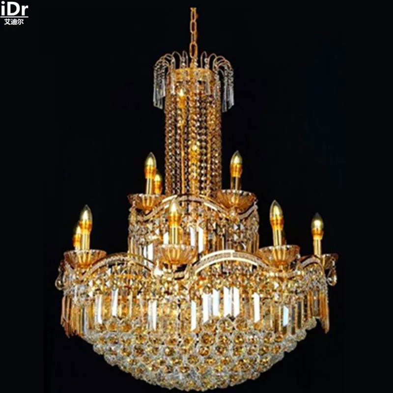 Желтая хрустальная лампа современная роскошная S Kim светодиодные