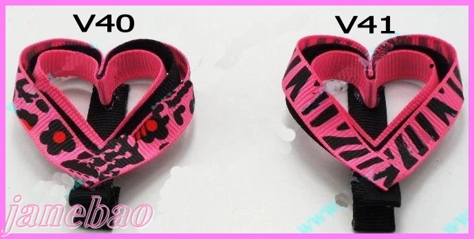 Бесплатная доставка новинка 2017 80 шт. банты для волос на День святого Валентина