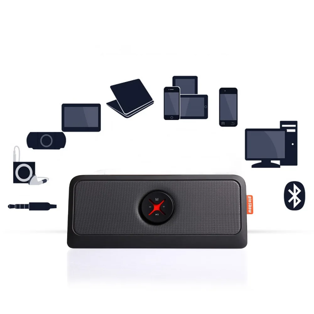 Горячая Pinshow Mini S Love Bluetooth динамик AUX in Режим Светодиодные индикаторы BT 2 1 + EDR 1000mAh MP3