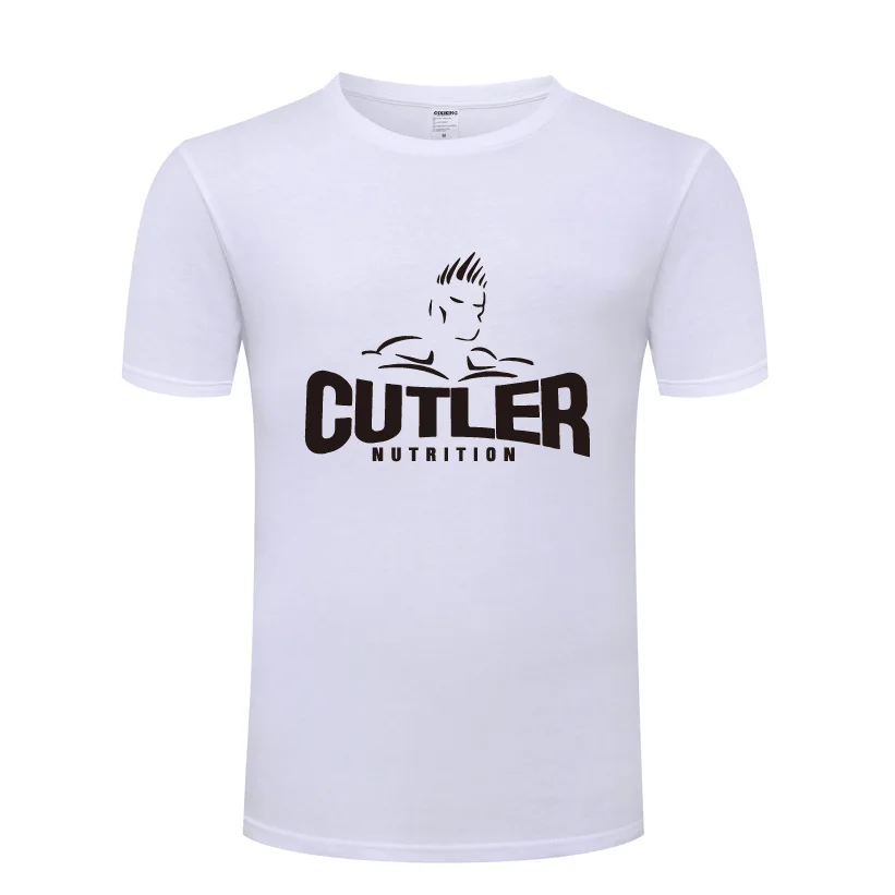 Cutler мышцы спортивной тренировки Бодибилдинг футболки Для мужчин короткий рукав