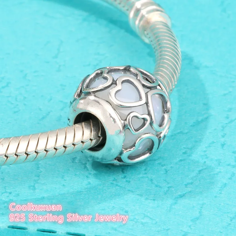 Летние опалесцирующий белый заключенная в любви обереги бисера натуральная 925