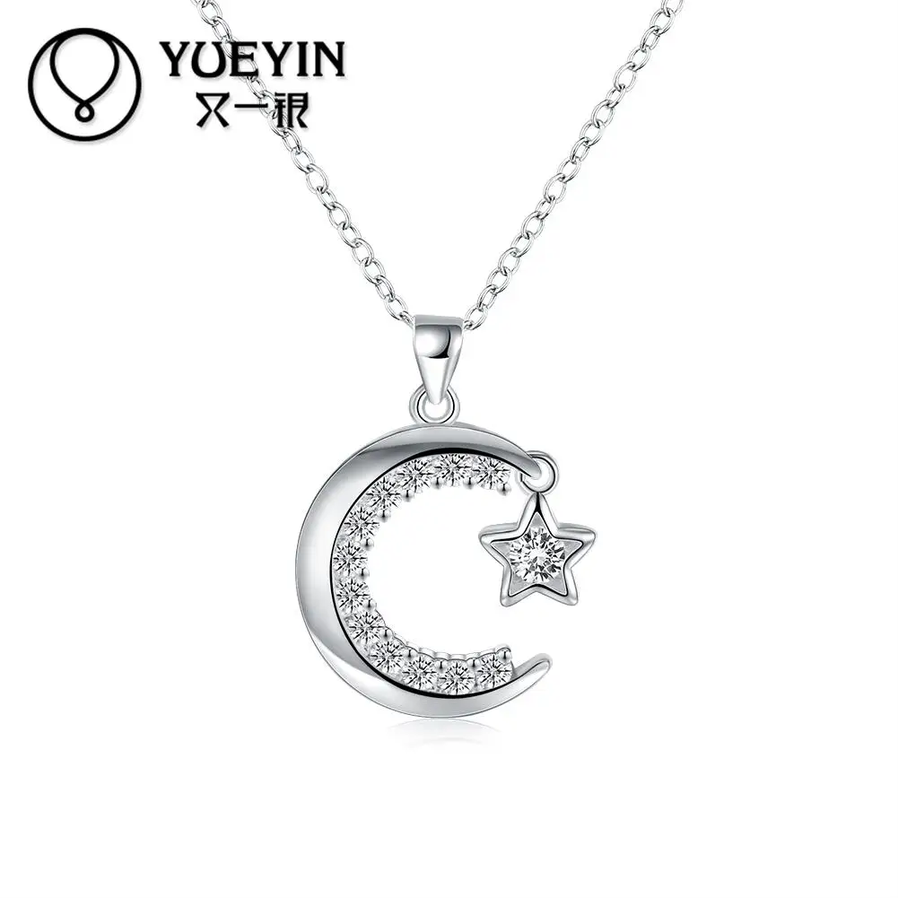 Посеребренная Подвеска Ожерелье для женщин обручальное ювелирное изделие чокер