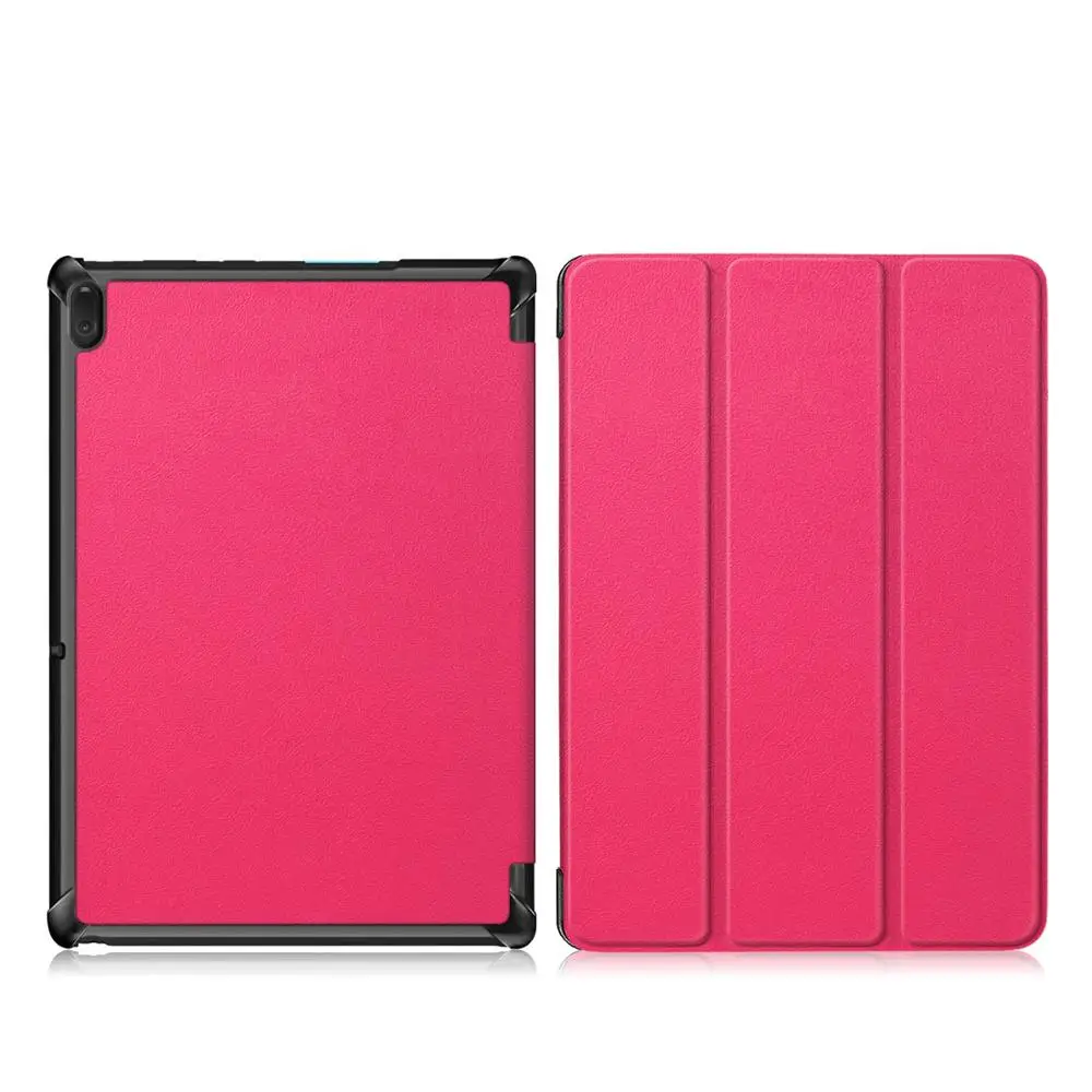E10-KST-Rose Тонкий магнитный складной чехол для lenovo Tab E10 TB-X104F TB X104F из искусственной кожи чехол-подставка для lenovo Tab E10 чехол - Цвет: E10-KST-Rose