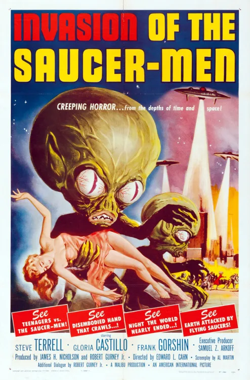 Радио VOYAGER Alien научная фантастика Ретро винтажная наклейка из крафтовой бумаги