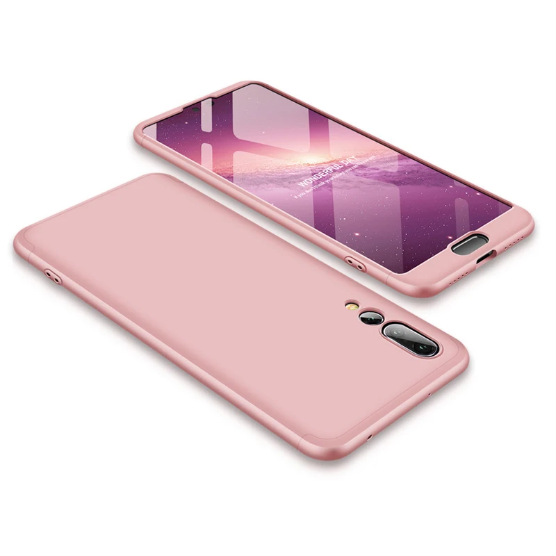 SuliCase huawei P20 Pro чехол высокого качества PC полный защитный чехол для телефона huawei P 20 P20 Lite P20Pro противоударный чехол - Цвет: Rose Gold