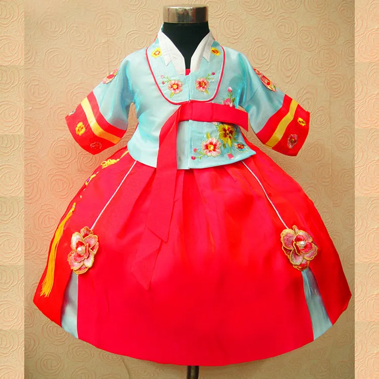 Женское изысканное традиционное платье принцессы в Корейском стиле Детские