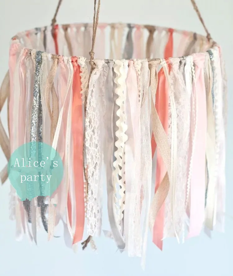 Новая детская кроватка для душа Розовая белая лента мобильного телефона