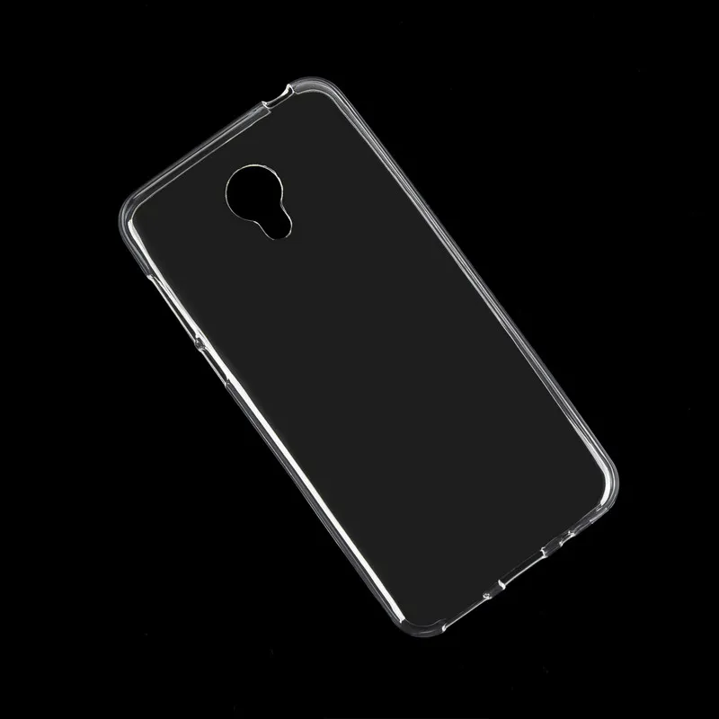 Clear Чехол для Meizu M2 Mini, 5,0 дюймов, мягкий силиконовый чехол из ТПУ с изображением пейзажа, чехол для Meizu M2 Mini, чехол для телефона s, роскошная сумка - Цвет: Clear