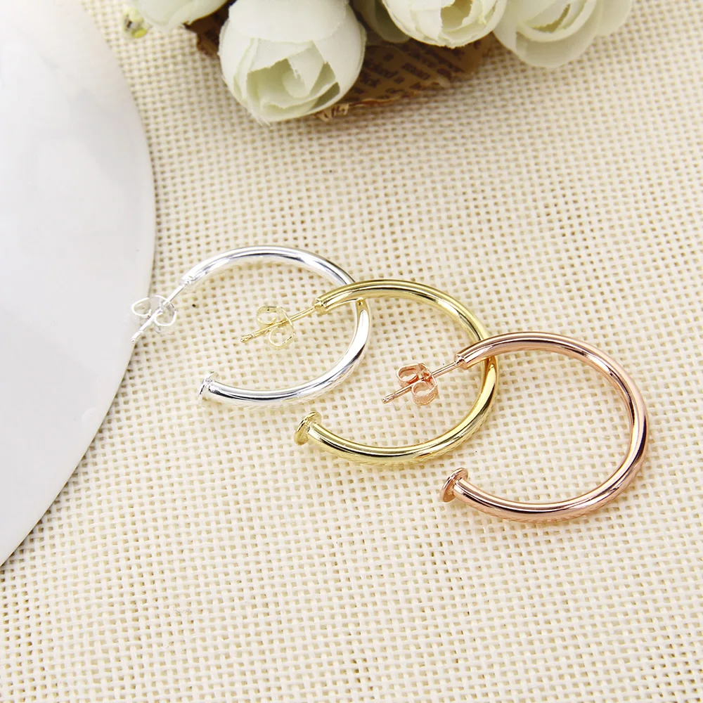 Томас и его уникальные простые креольские серьги Fit DIY бусина Европейский Glam Jewelry