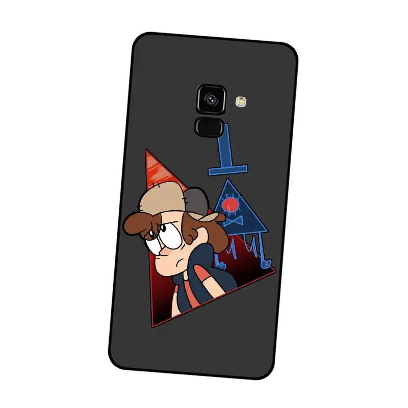 N328 Gravity Falls Cool Black Silicone Case Cover For Samsung Galaxy J2 J3 J4 J5 J6 J7 J8 Pro Plus Prime 2018 2017 |