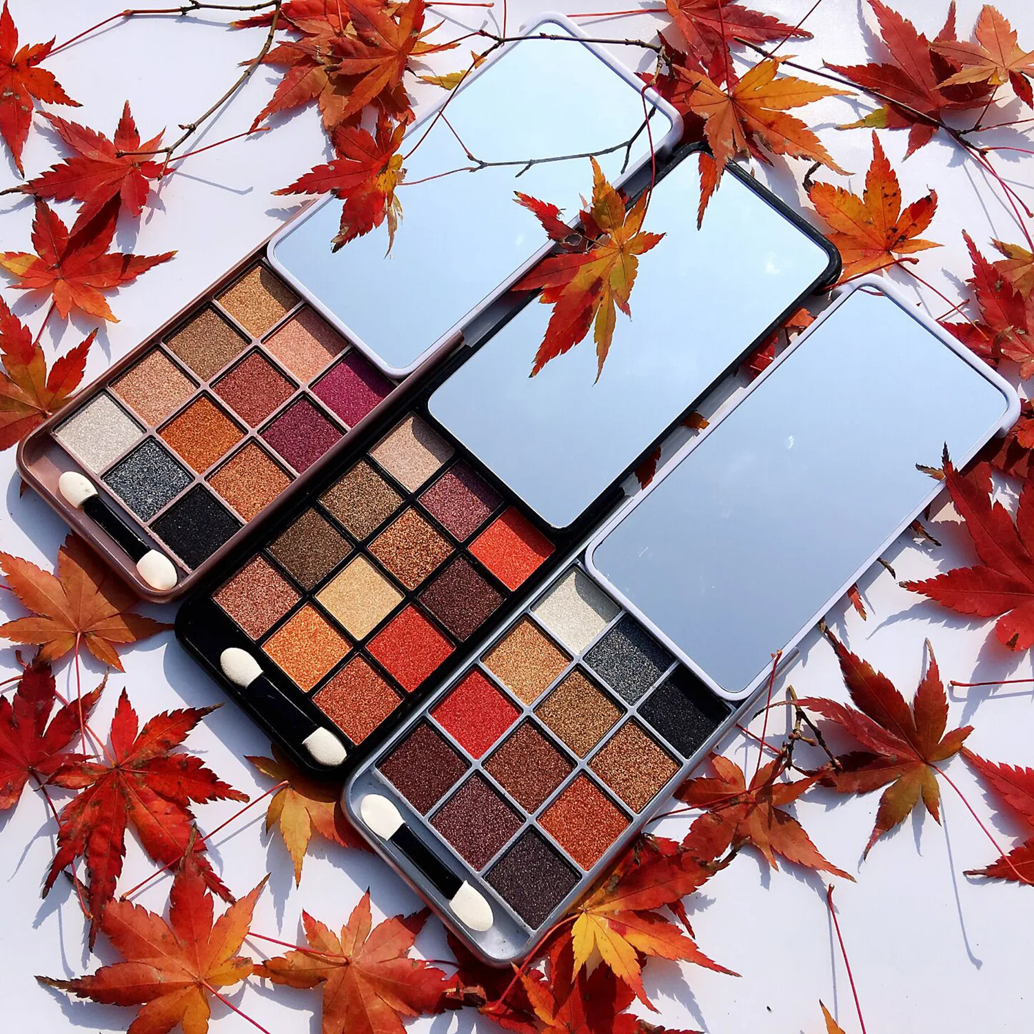 E eye shadow Box чехол для телефона 12 цветов макияж глаз блестящие тени век легко