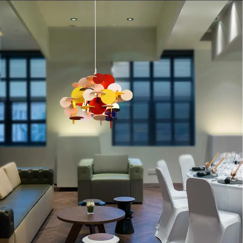 Скандинавские современные творческие DIY разные цвета дерево подвесные