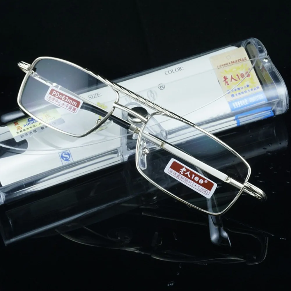 Очки для чтения с двойным лучом полная оправа из сплава 2019 = Clear Vida + 4 5 6 7 8 To 12 |