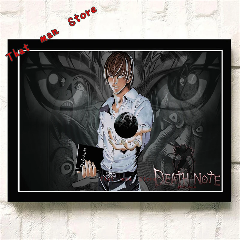 DEATH NOTE мультфильм анимация комиксы высокой четкости печати Плакат кафе украшения ребенок подарок на день рождения картины без рамки