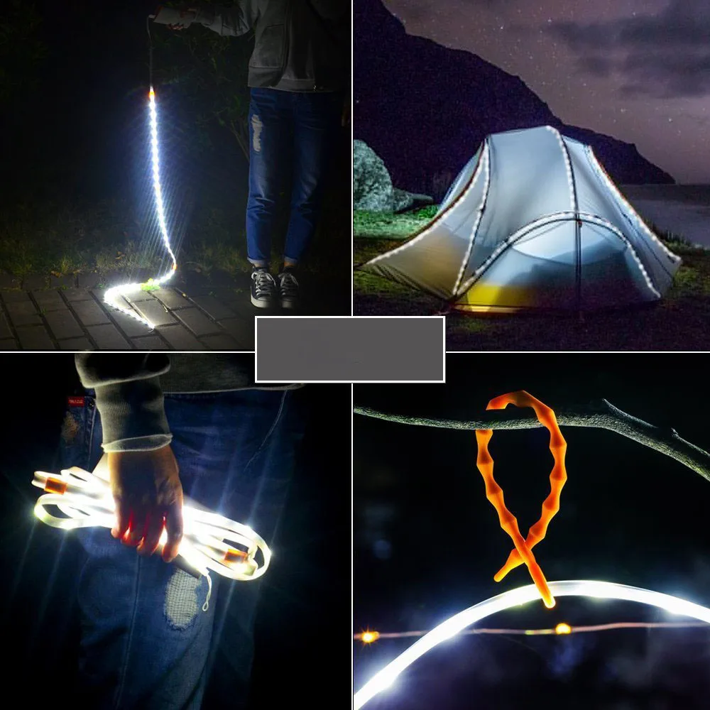 Новый Кемпинг USB СВЕТОДИОДНЫЙ светильник полоса для улицы Actvities Пешие прогулки RV