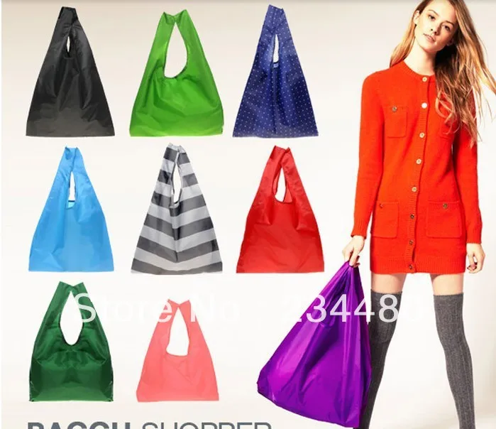 Japan BAGGU square pocket Shopping bag only 15pcs/lot min-order many colors available Eco-friendly reusable folding handle Bag | Багаж и
