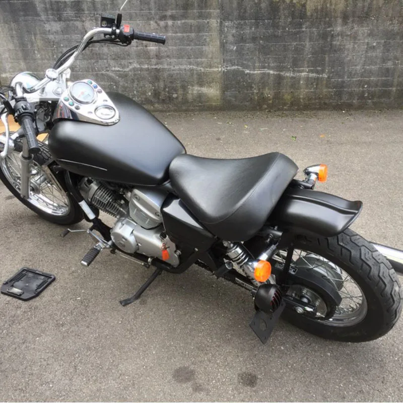 Красный кронштейн для номерного знака мотоцикла в стиле ретро боковое Крепление