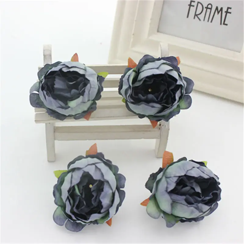 2 шт. шелк/имитация пиона Букет Свадебные аксессуары для стола украшение дома |