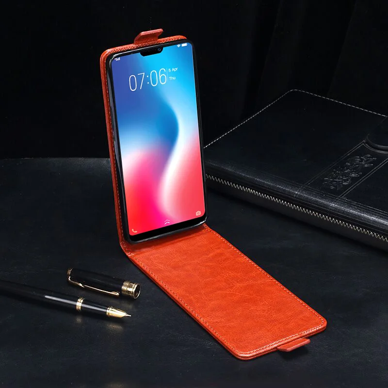 Деловой ЧЕХОЛ ДЛЯ Vivo V9 6 3 дюйма роскошный кожаный магнитный флип чехол для Y85