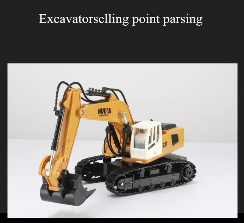 9 каналов RC грузовик экскаватор сплав Backhoes бульдозер дистанционное управление экскаватор Инженерная модель автомобиля электронная детская игрушка хобби