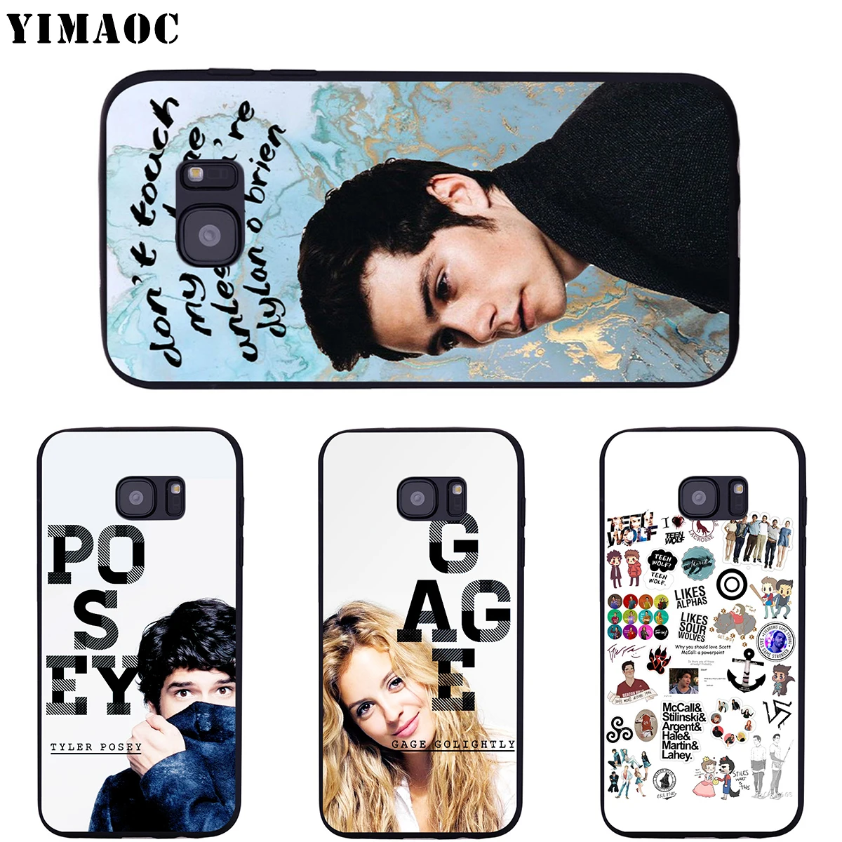 Мягкий силиконовый чехол YIMAOC для Samsung Galaxy S6 S7 Edge S8 S9 Plus A3 A5 A6 Note 8 9|Бамперы| |