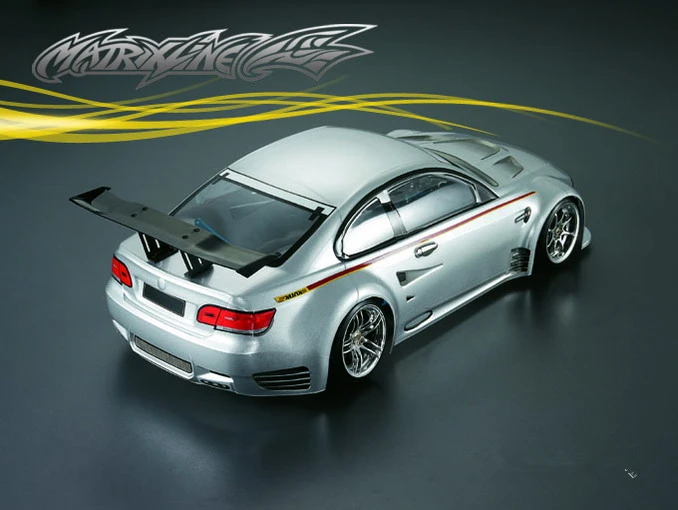 1 Набор M3 E90 1/10 drift RC PC корпус 195 ширина Прозрачная Чистая не окрашенная Дрифт hsp hpi