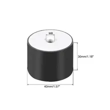 Uxcell M6/8 внутренняя резьба резиновые крепления Вибрационный изолятор заменяет антивибрационные прокладки плоский силентблок базовый блок