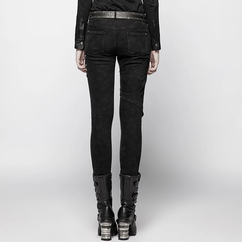 Женские джинсовые брюки с цветочным принтом повседневные уличные облегающие в