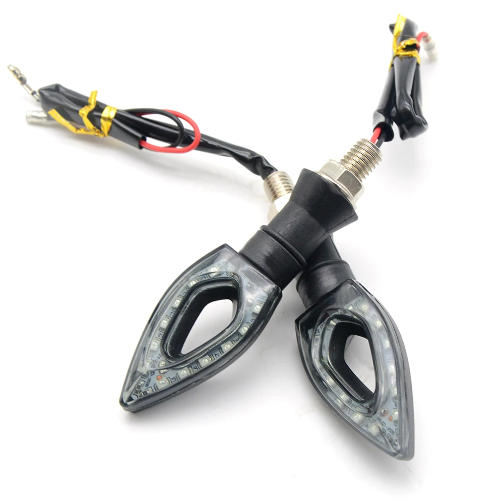 black Мотоцикл поворота Индикатор пластиковый светодиодный свет для yamaha YZF R6 R3 R25 1999 2000 2001 2002 2003 2004 2005 2007 - Цвет: black