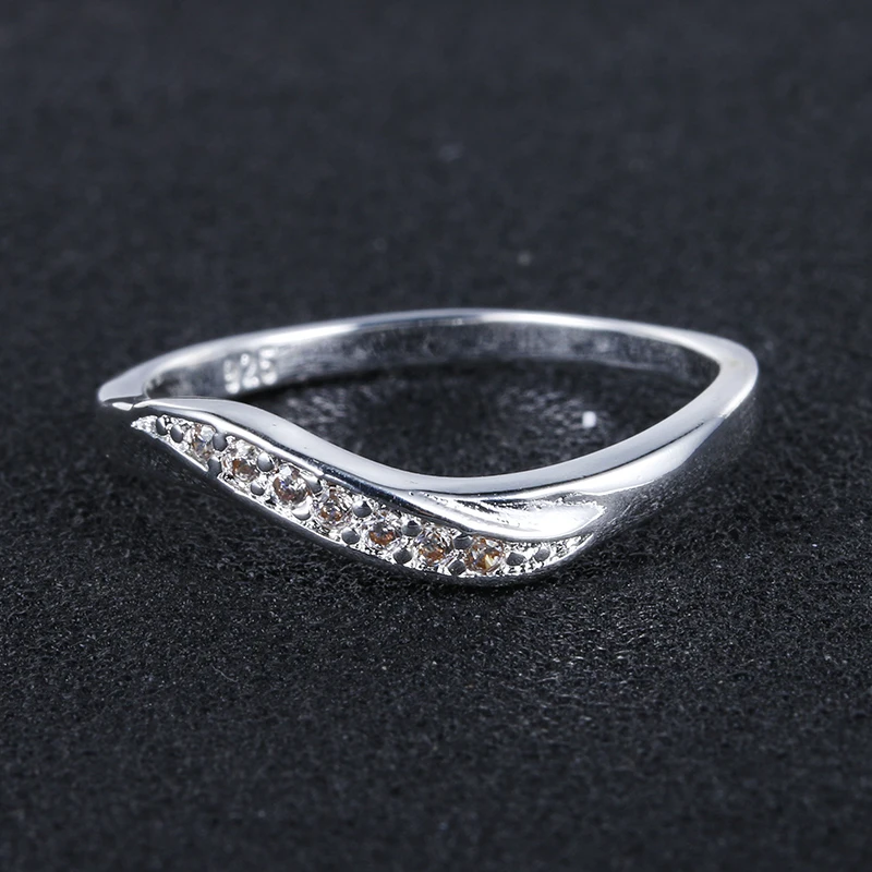Модные ювелирные изделия простые тонкие кольца для женщин круглый палец