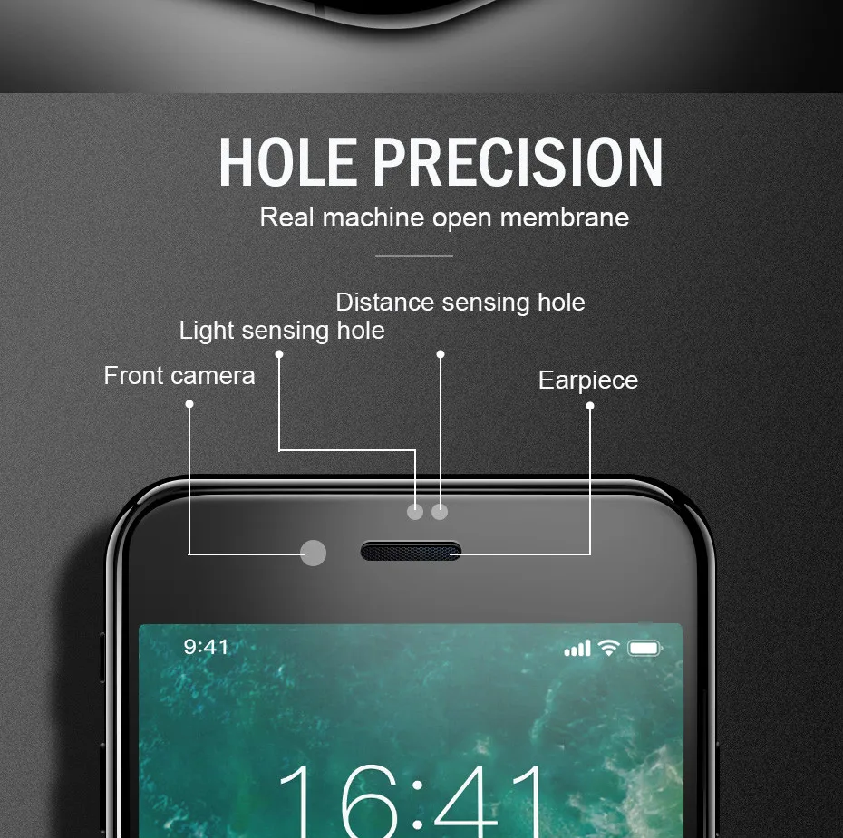6D полное покрытие Защитное стекло для iPhone 7 8 6 6s Plus защита экрана закаленное стекло для iPhone X XR XS MAX защита пленки