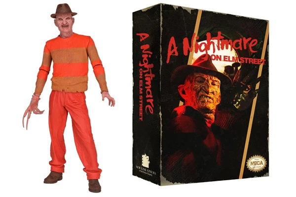 NECA 18 см кошмар на Elm Street 1989 игра Фредди кругер Фредди фигурка из фильма ужасов Коллекция игрушек W18