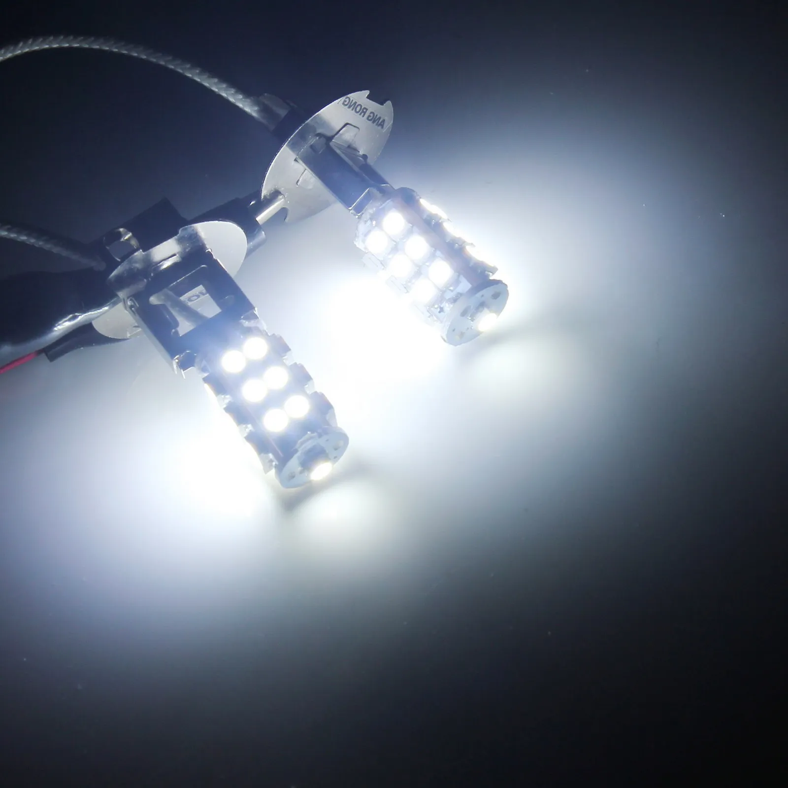 ANGRONG 10x Автомобильные противотуманные фары H3 25 SMD 3528 Светодиодный ная Лампа 6000K