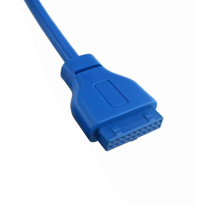 Однопортовый USB 3 0 гнездовой винт тип панели к материнской плате 20Pin кабель 60