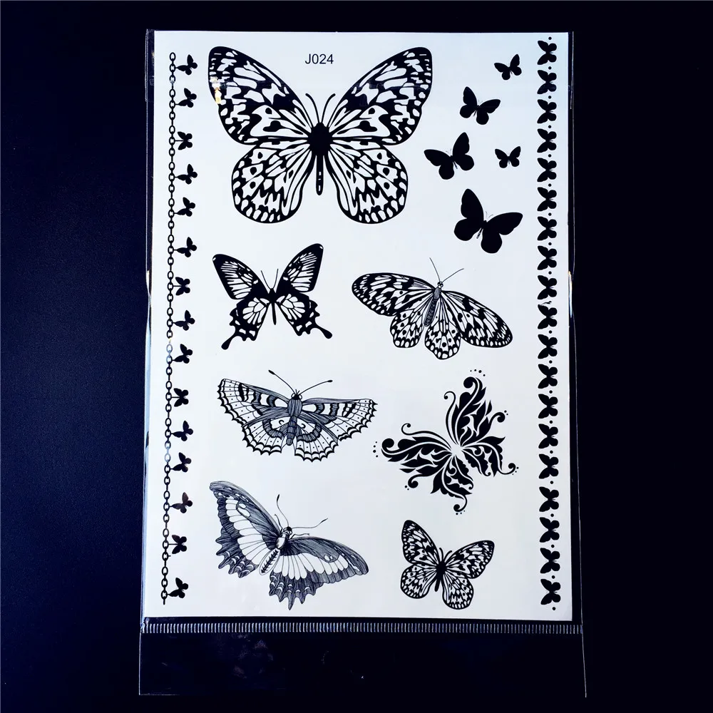 1 шт. одноразовая водостойкая Татуировка хна|stickers french|sticker watersticker frame |