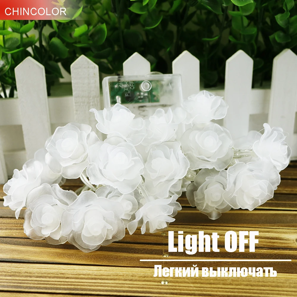 СВЕТОДИОДНАЯ Гирлянда Love Rose 10 20 светодиодов 9 цветов|string lights|led string lightschristmas fairy |