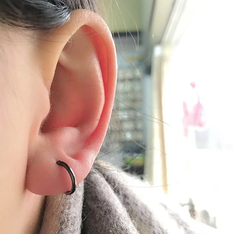 ROXI серьги из стерлингового серебра 925 пробы для женщин простые кольца с костями